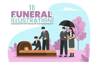 11 Funeral Ceremony Illustration