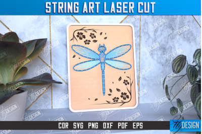 String Art Dragonfly | Handmade Gifts | Paintings Threads