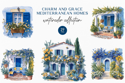 Charm and Grace Mediterranean Homes Collection