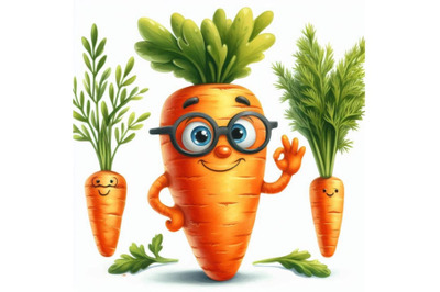 01 Mr carrot Funny carrot