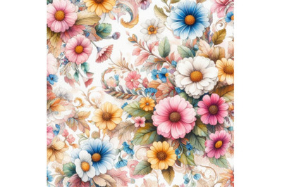 03 Beautiful flower pattern