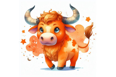 03 cartoon a bull