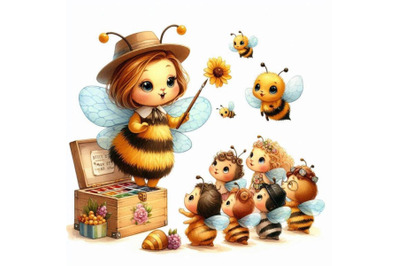 A bundle of Expert honey bee teaches the ne