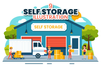 9 Self Storage Illustration