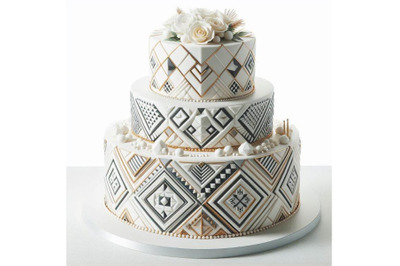 A bundle of wedding cake