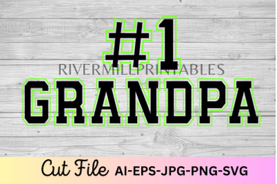 &23;1 Grandpa SVG Cut File