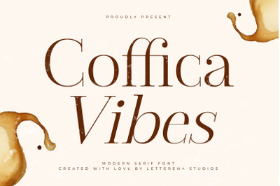 Coffica Vibes - Modern Serif Font