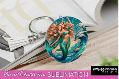 Mermaid Keychain - Summer Keychain Sublimation