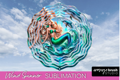 Mermaid Wind Spinner - Summer Spinner Sublimation