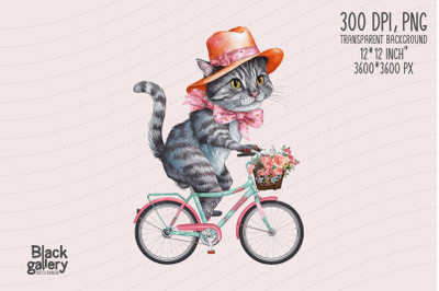 Cute Cat PNG Sublimation