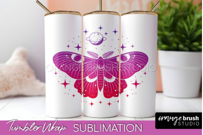 Celestial Tumbler Wrap, Boho Sublimation, Mystical Tumbler