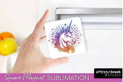 Boho Mystical Magnet Sublimation - Celestial Fridge Magnet