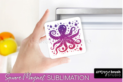 Boho Mystical Magnet Sublimation - Celestial Fridge Magnet