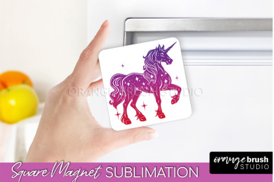 Boho Mystical Magnet Sublimation - Celestial Fridge Magnet