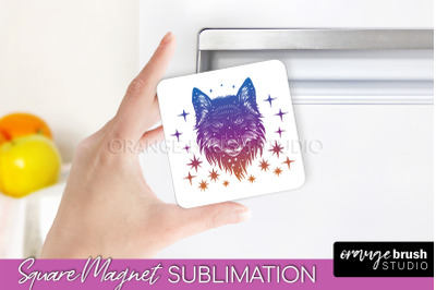 Boho Mystical Magnet Sublimation - Celestial Fridge Magnet