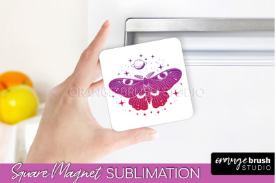 Boho Mystical Magnet Sublimation - Celestial Fridge Magnet