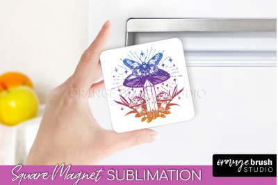 Boho Mystical Magnet Sublimation - Celestial Fridge Magnet