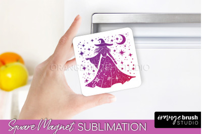 Boho Mystical Magnet Sublimation - Celestial Fridge Magnet