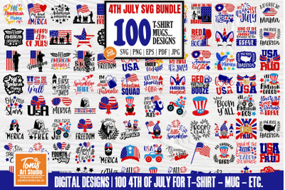 4th of july svg bundle