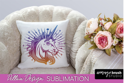 Boho Mystical Pillow Cover, Celestial Pillow Sublimation