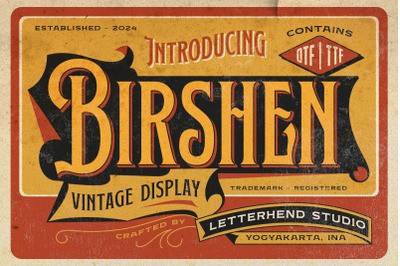 Birshen Vintage Display