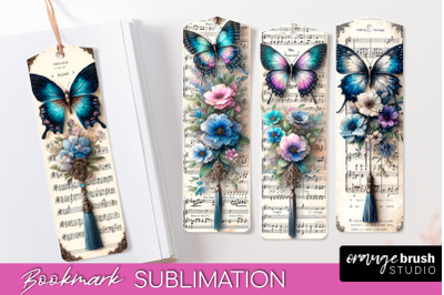 Vintage Bookmark Sublimation - Scrapbook Bookmarks 4 PNG