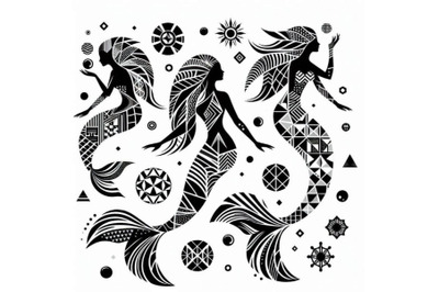 mermaid silhouette