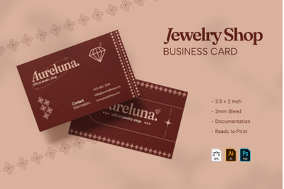 Jewelry Shop - Business Card