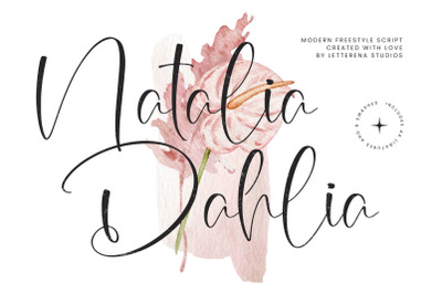 Natalia Dahlia - Modern Freestyle Script