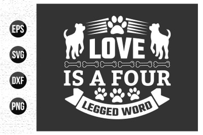 Dog typographic t shirt design vector graphic. Animals quotes design v