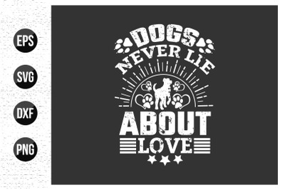 Dog typographic t shirt design vector graphic