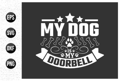 Dog typographic t shirt design vector graphic. Animals quotes design v