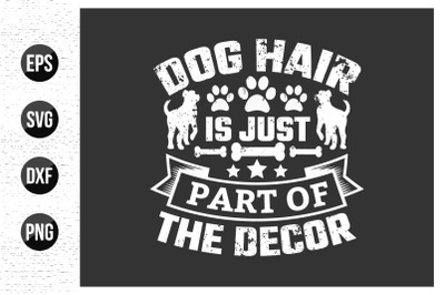 Dog typographic t shirt design vector graphic.