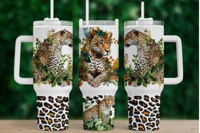 Leopard Print Tumbler Digital Download