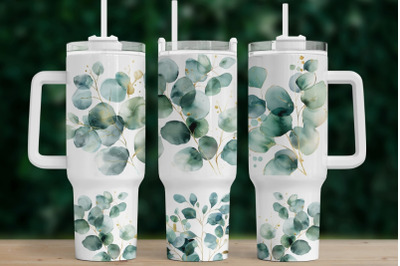 Eucalyptus Tumbler Wrap Digital Download