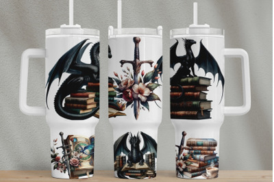 Dragon Wrap Design for Stanley 40oz Tumbler