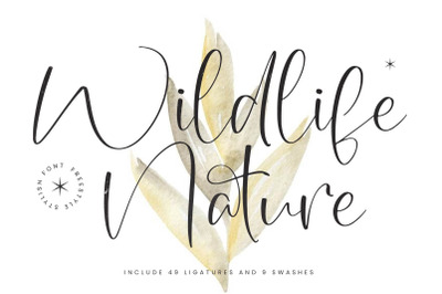 Wildlife Nature - Freestyle Stylish Font