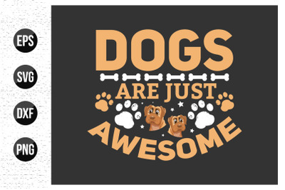 Dog typographic t shirt design vector