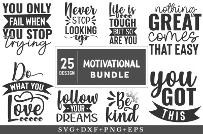 Motivational SVG Bundle