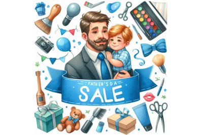 Special offer Father`s Day sale blue