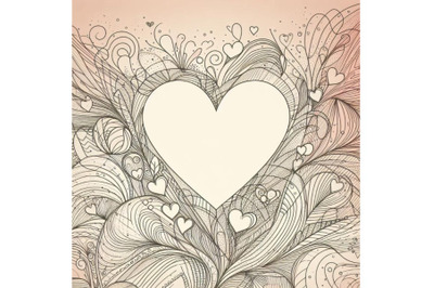 Valentines Background, Heart wood, Valentine day love