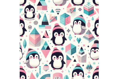 a cute cartoon penguin