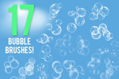 17 Bubble Brushes Pack