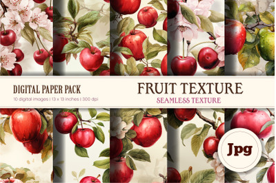 Fruit seamless texture. Digital Paper.