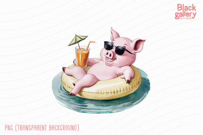 Summer Cute Animal PNG