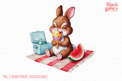 Summer Cute Animal PNG