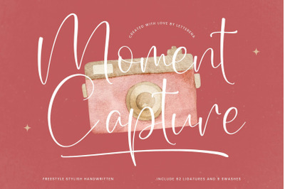 Moment Capture - Freestyle Stylish Handwritten