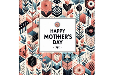 happy mothers day greeting card