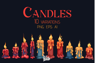 Magic candles 10 variations