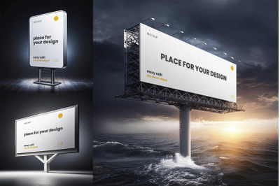 Billboards isolated Mockups